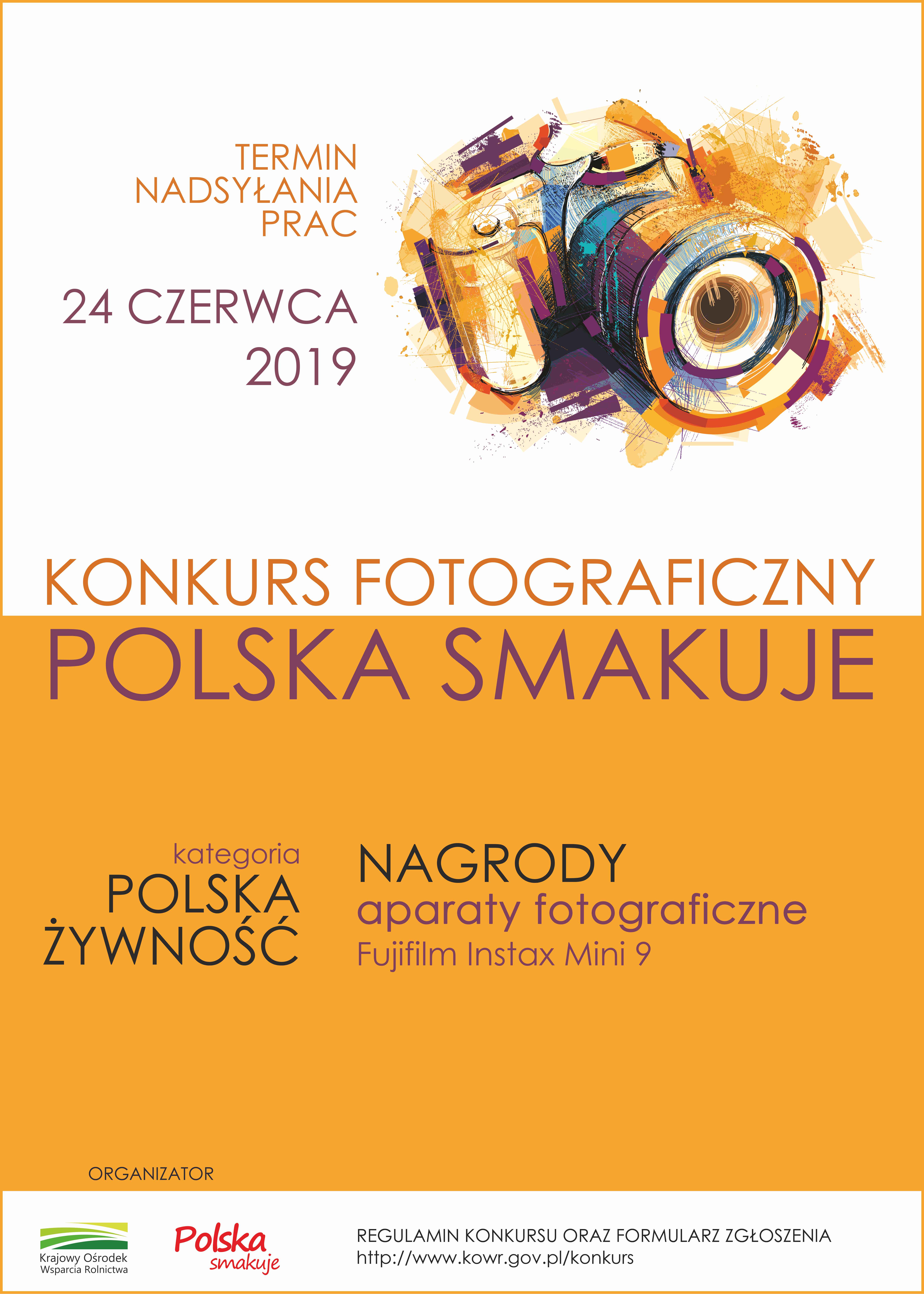 Plakat konkursu foto Polska smakuje