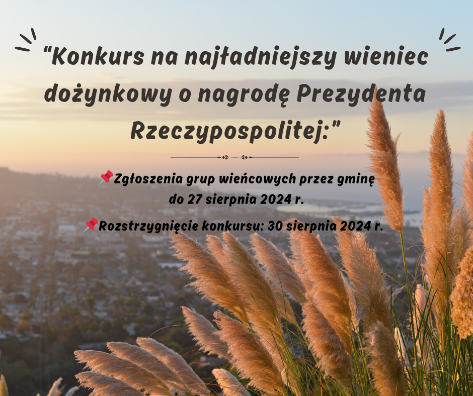 Konkurs na wieniec Prezydent