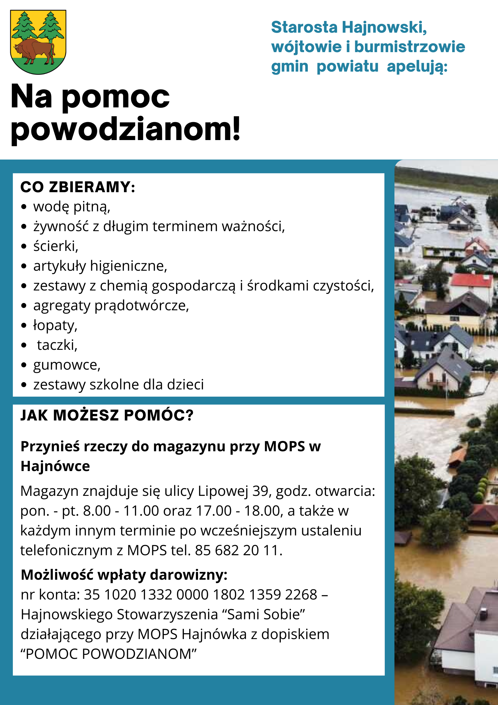 Pomoc powodzianom