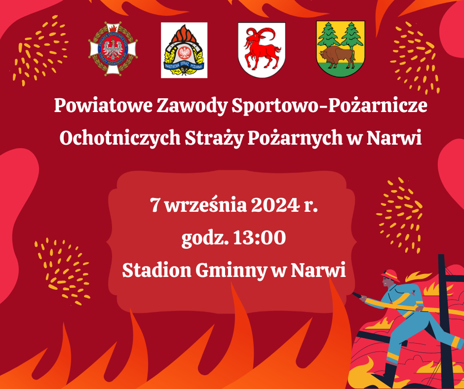 Powiatowe Zawody Sportowo Pożarnicze Ochotniczych Straży Pożarnych w Narwi 1