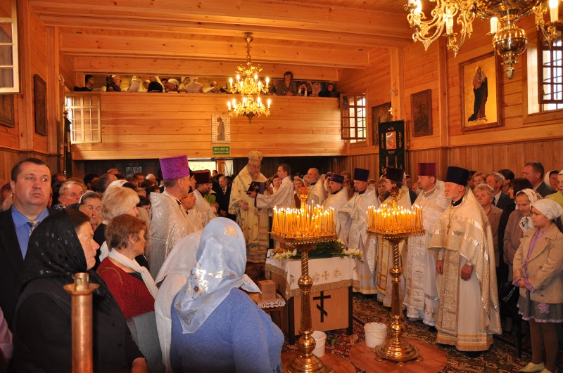 Wyświęcenie cerkwi w Łosince