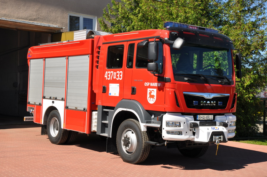 Nowy wóz strażacki dla OSP Narew